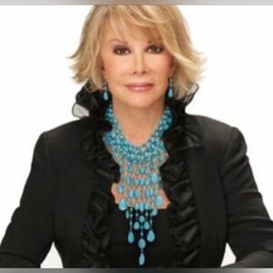 JOAN RIVERS RARE TURQUOISE GRAND FINALE NECKLACE